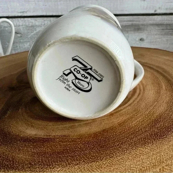 Set of 4 - Co-op 75th Anniversary Mugs, 1914 -1989, ‘Right From The Start’ - Picture 6 of 9